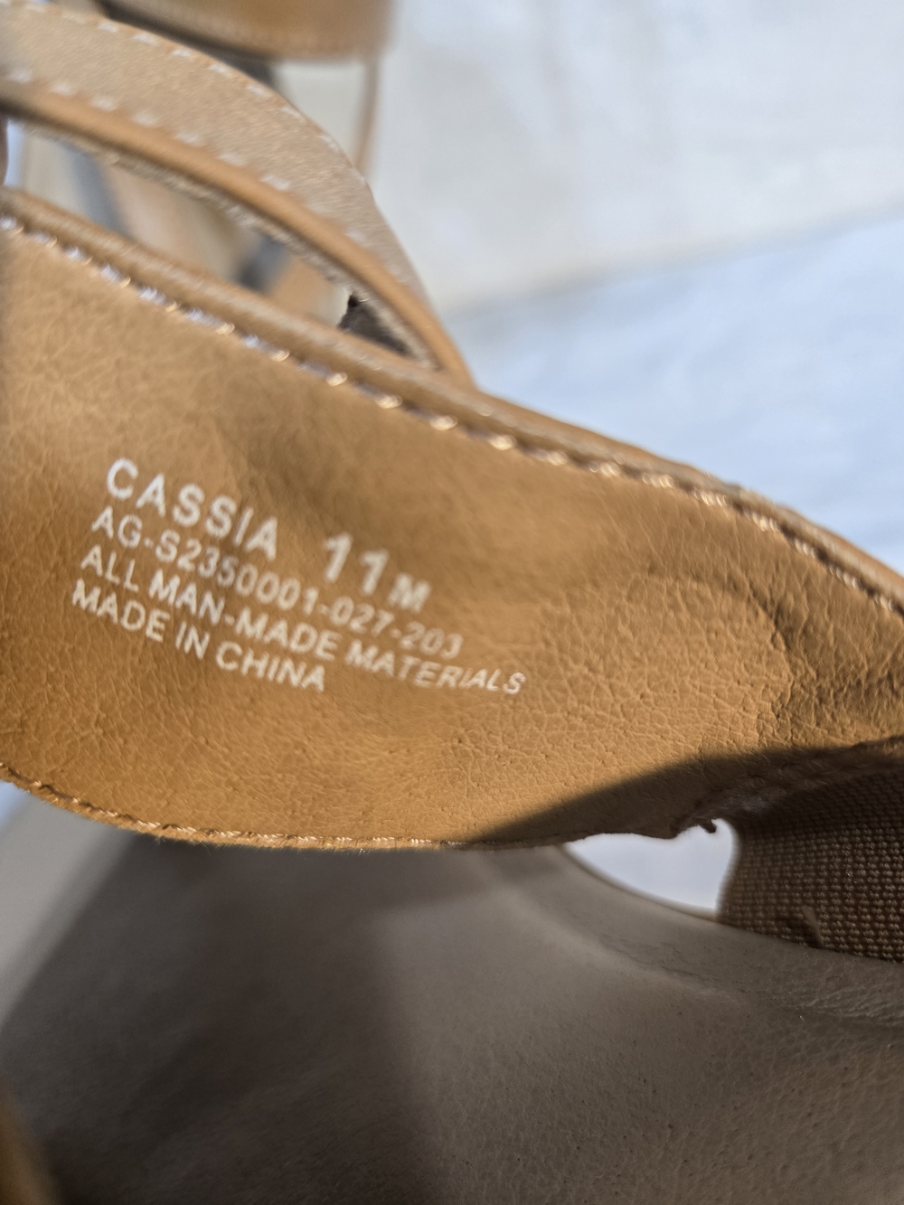 FRYE AND CO. Tan Strappy Toe-Loop Slingback Sandals - Picture 10 of 10